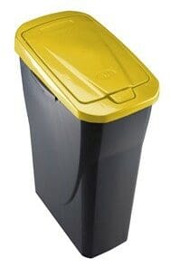 Eco bin 15L with Yellow Lid - 77314