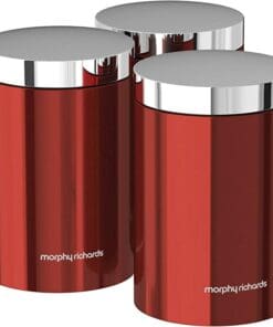 Morphy Richards Red Kitchen Canisters