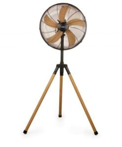 DOMO Stand Fan Wood Style