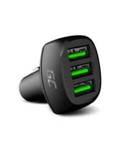 Green Cell 3x USB Car Charger