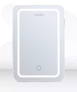 Carmen Cosmetic Beauty Cooler with Illuminated Mirror