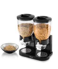 Swan 3.5L Double Cereal Dispenser Black