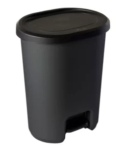 MONDEX Waste Bin W/Pedal 27LT LYNEA Dark Grey
