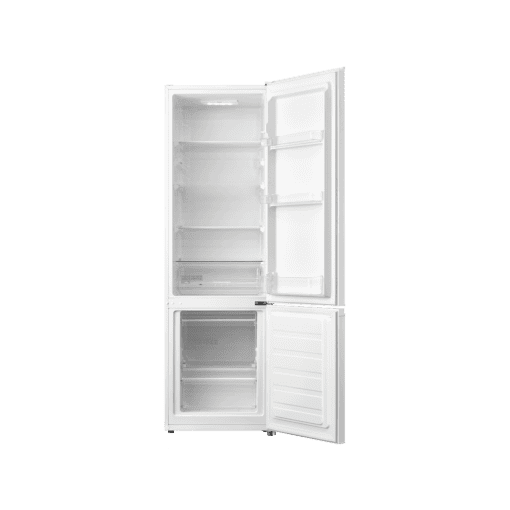 comfee fridge freezer open view