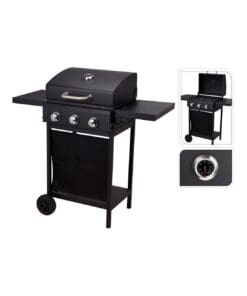 Vaggan 3 Burner Gas Barbecue